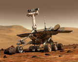 The Rover Opportunity has suspended operations during a storm